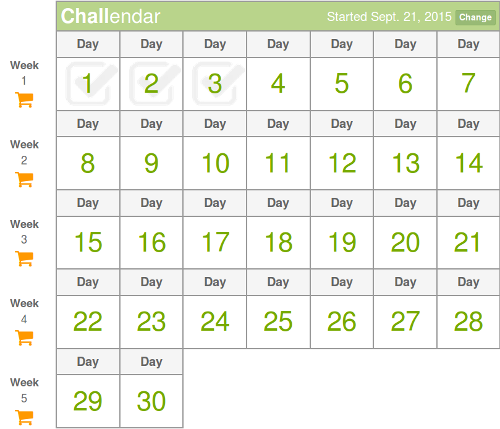 30 Day Fast Weight Loss Challenge